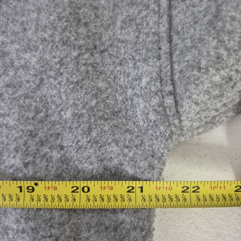 MNG by Mango Sweatshirt Womens XS Gray Crewneck Cropped Boxy Boho Pullover - Picture 6 of 8
